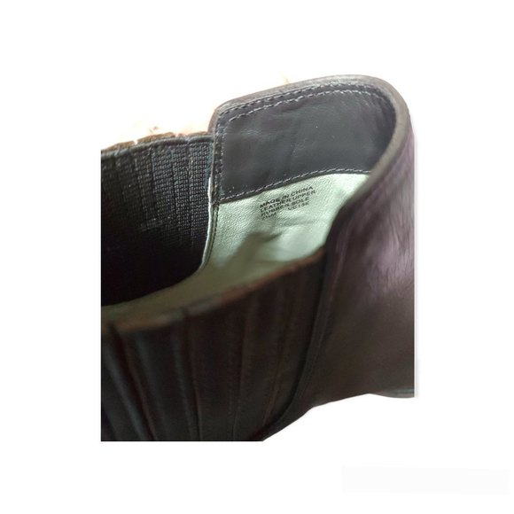 MICHAEL Michael Kors size 7.5 (71/2)Brown Leather Chelsea booties ankle boot - Picture 5 of 7